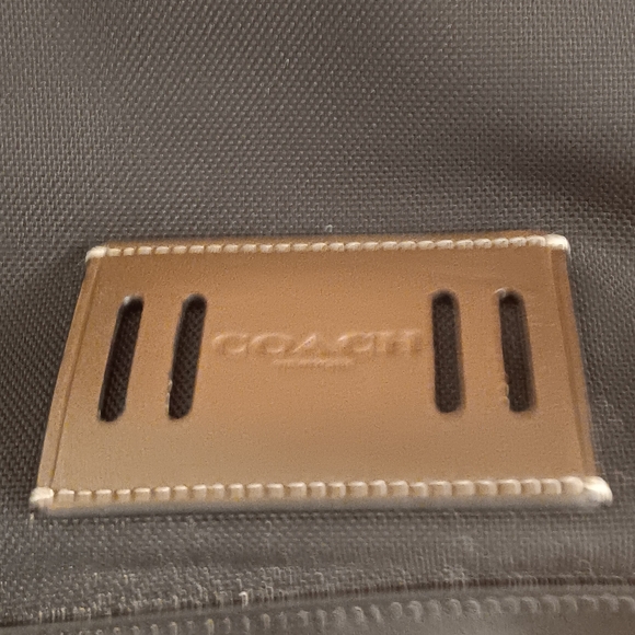 COACH MENS Case bag Black Cordura Leather Hamilton Brief Case Bag F31277 - Picture 2 of 6